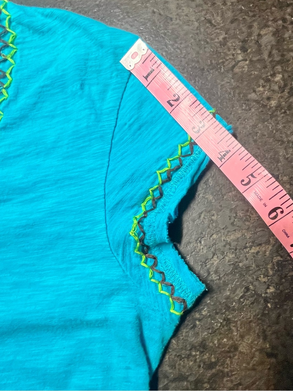 Double S Ranch Turquoise T-shirt, M - Picture 6 of 8